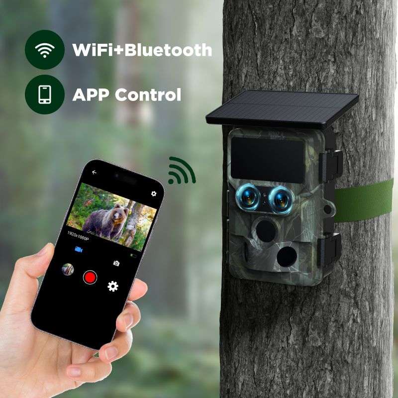 Full Control via Wildlife Cam App